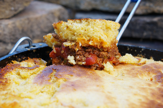 Skillet Camping Recipes: Campfire Cornbread, Enchiladas, and S'mores